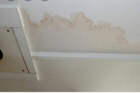 water stains on ceilings 